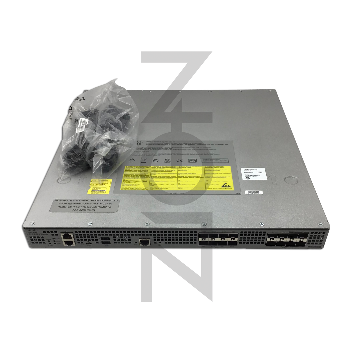 Cisco ASR1001-HX Router System, 8x10GE+8x1GE, AES, 2x AC P/S No Crypto Module
