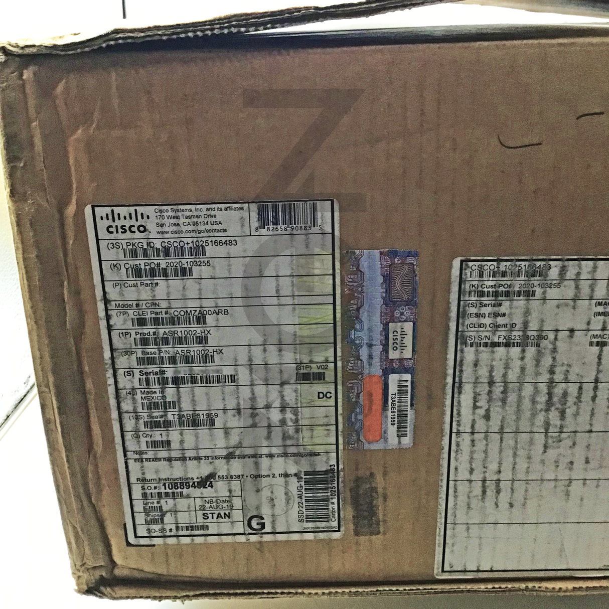 New Cisco ASR1002-HX 4x 1GB SFP 4x 10GB SFP+ 1x Open EPA Slot Router