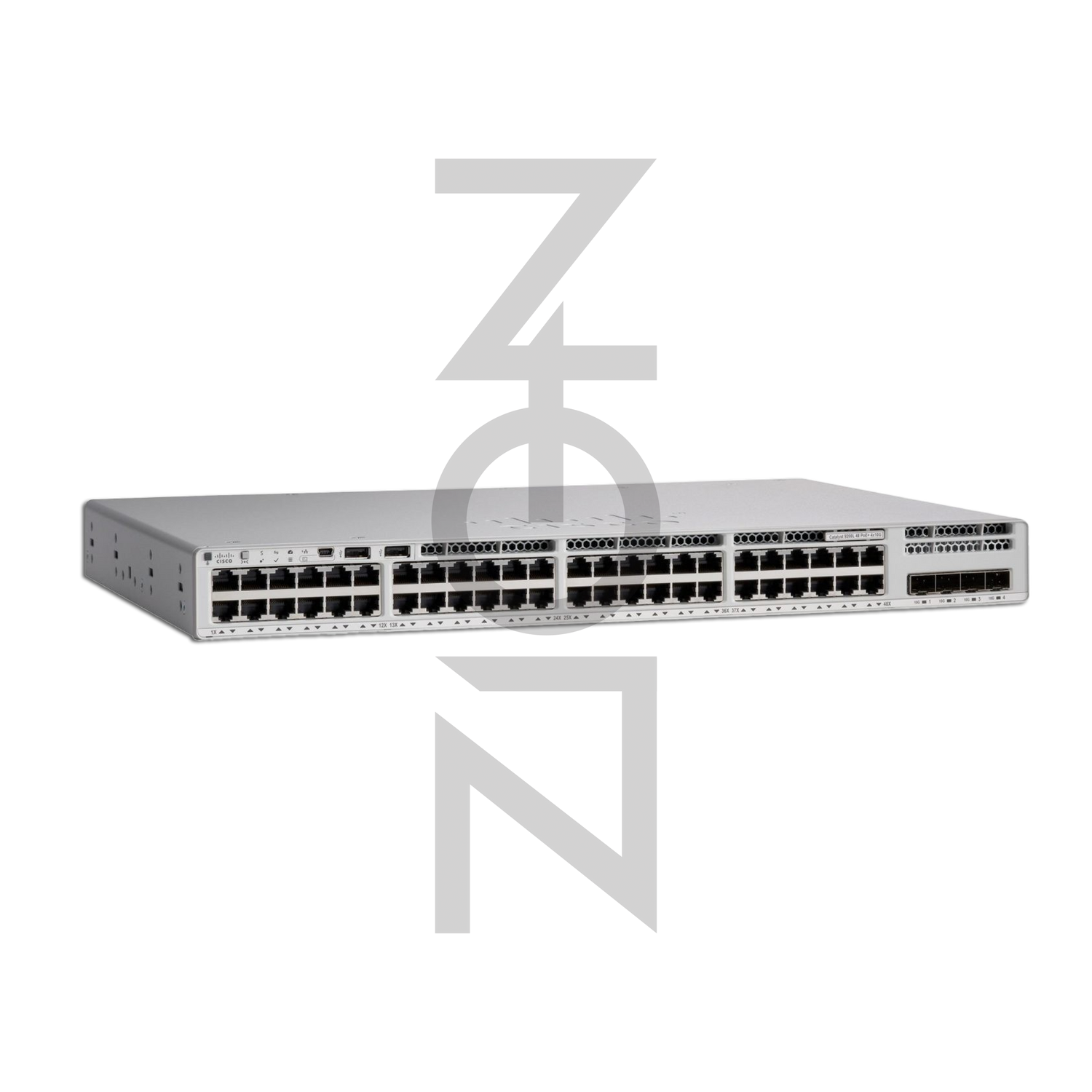 New Cisco C9200L-48P-4G-E Catalyst 9200L 48x 1GB PoE+ RJ-45 4x 1GB SFP Switch