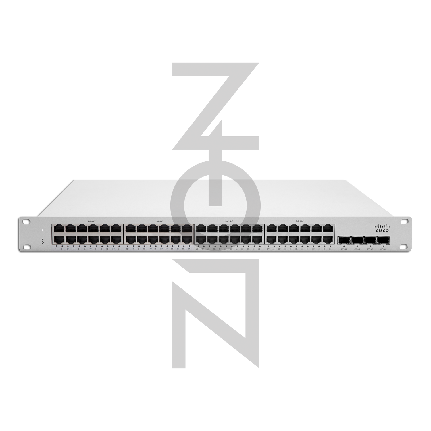 Cisco Meraki MS210-48LP-HW 48x 1GB PoE RJ-45 4x 1GB SFP Unclaimed Switch