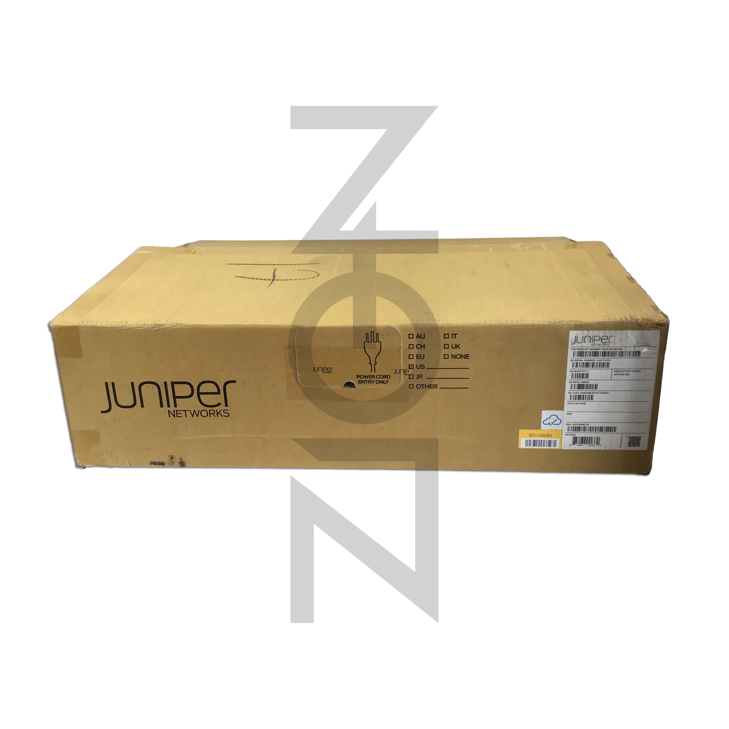 NEW Juniper QFX5120-32C-AFI 32x100GbE Switch with 2x AC Airflow