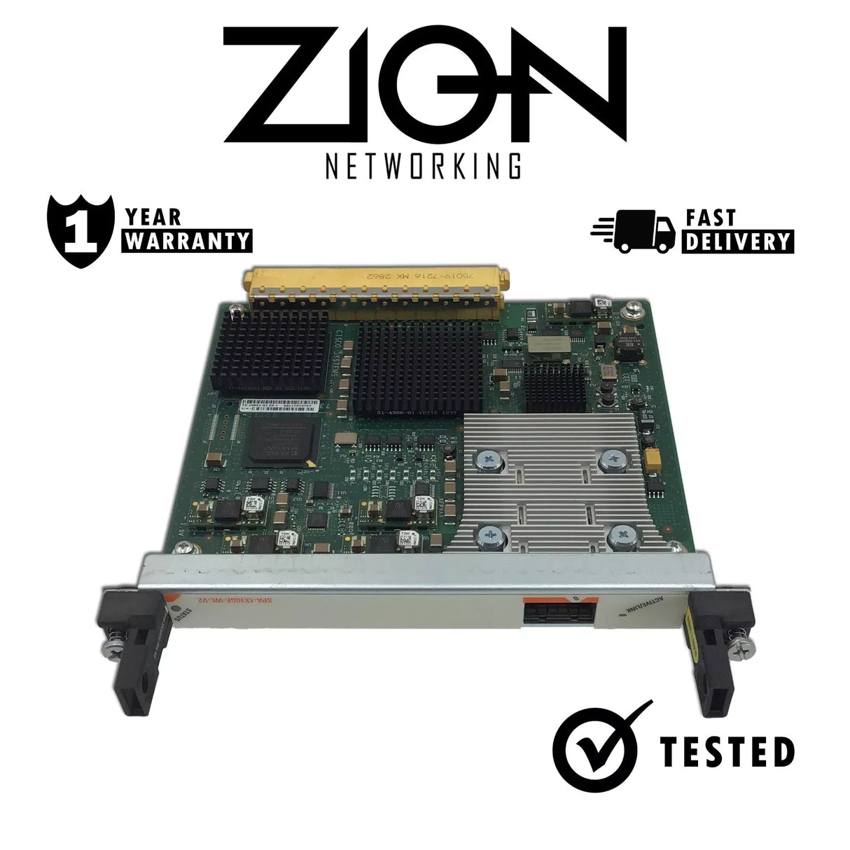 Cisco SPA-1X10GE-L-V2 ASR 1000 Series 1x 10GB XFP Router Shared Port Adapter